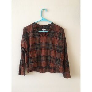 Madewell - Flannel Crop